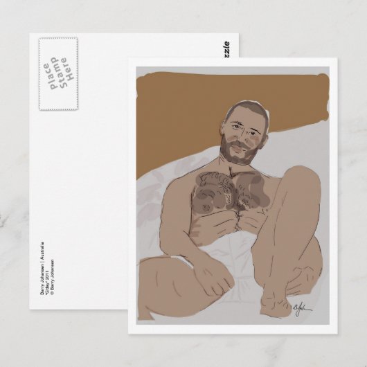 "G'Day" Postkarte (Vorne/Hinten)