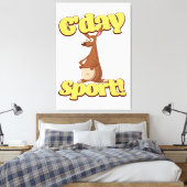 G'day Sport Leinwanddruck (Insitu (Schlafzimmer))