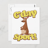 G'day Sport Postkarte (Vorne/Hinten)