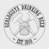 GDB Standard-B&W-Logo Vinyl Sticker (Vorderseite)