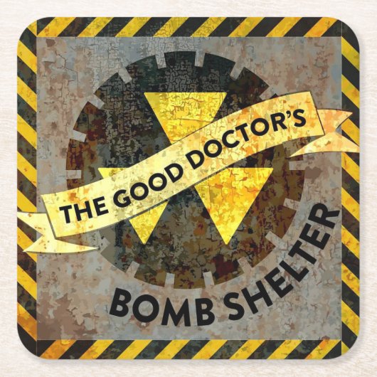 GDBS Standard-Untersetzer Rechteckiger Pappuntersetzer (Vorderseite)