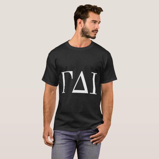 Gdi Gamma Delta Iota T-Shirt (Vorne ganz)