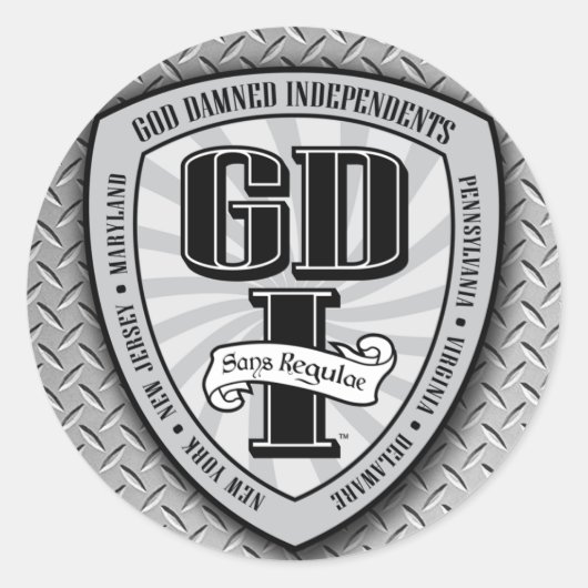 GDI Jumbo Stickers (Vorderseite)