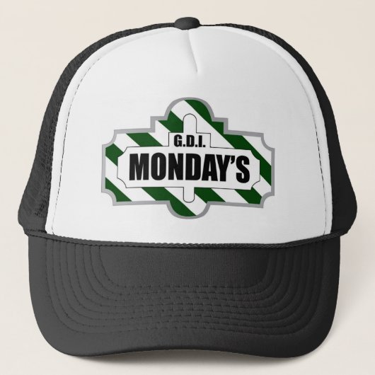 GDIMondays Truckerkappe (Vorderseite)