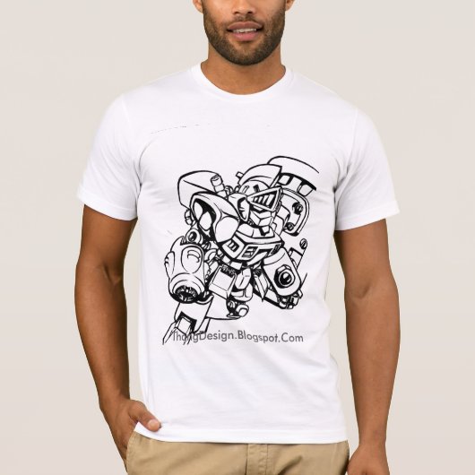GDM Roboter T-Shirt (Vorderseite)