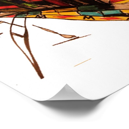 gdp Angst Tinte Poster (Ecke)