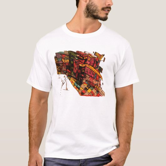 gdp Angst Tinte T-Shirt (Vorderseite)