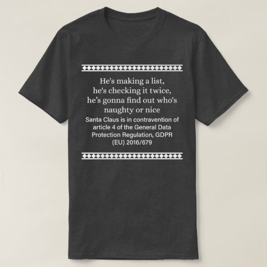 GDPR Festiv T-Shirt (Design vorne)