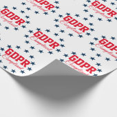 GDPR konform Geschenkpapier (Ecke)