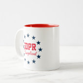 GDPR konform Zweifarbige Tasse (Vorderseite Links)