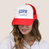 GDPR konforme allgemeine Daten-Schutz-Regelung Truckerkappe (Beispiel)