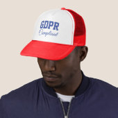 GDPR konforme allgemeine Daten-Schutz-Regelung Truckerkappe (Beispiel)