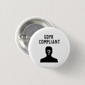 GDPR konformer Knopf Button (Vorne & Hinten)