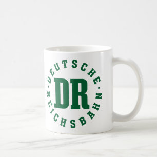 GDR / DDR Railway - Deutsche Reichsbahn Sign Kaffeetasse