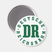 GDR / DDR Railway - Deutsche Reichsbahn Sign Magnet (Vorderseite/Rückseite)