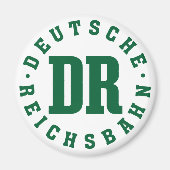 GDR / DDR Railway - Deutsche Reichsbahn Sign Magnet (Vorne)