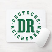 GDR / DDR Railway - Deutsche Reichsbahn Sign Mousepad (Mit Mouse)