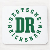 GDR / DDR Railway - Deutsche Reichsbahn Sign Mousepad (Vorne)