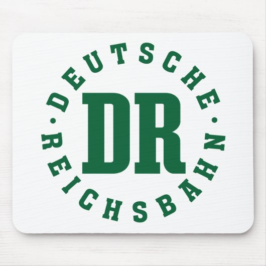 GDR / DDR Railway - Deutsche Reichsbahn Sign Mousepad (Vorne)