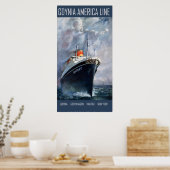 Gdynia America Line Poster (Küche)