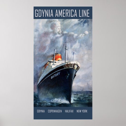 Gdynia America Line Poster (Vorne)
