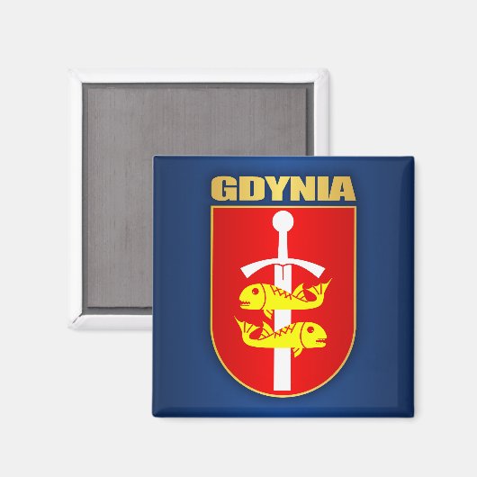 Gdynia COA Magnet (Vorderseite/Rückseite)