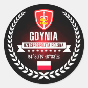 Gdynia Runder Aufkleber