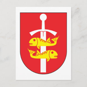 Gdynia-Wappen Postkarte