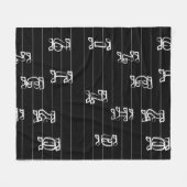 Ge’ez Numbers Illustration – Traditional Ethiopian Fleecedecke (Vorderseite (Horizontal))