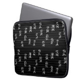 Ge’ez Numbers Illustration – Traditional Ethiopian Laptopschutzhülle (Vorderseite Links)