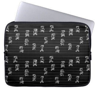 Ge’ez Numbers Illustration – Traditional Ethiopian Laptopschutzhülle