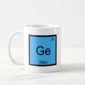 Ge - Glice Chemistry Element Symbol Funny T - Shir Kaffeetasse (Links)