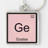 Ge - Goatse Chemistry Element Symbol Meme T - Shir Schlüsselanhänger (Vorne)