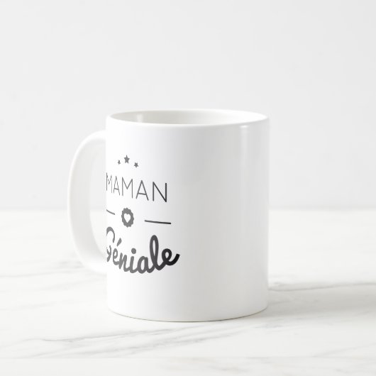 Géniale Mama Kaffeetasse (Vorderseite Links)