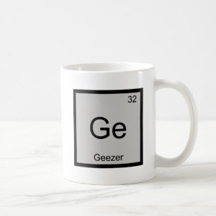 Ge - Opa Chemie-Element-Symbol Ruhestands-T-Shirt Kaffeetasse