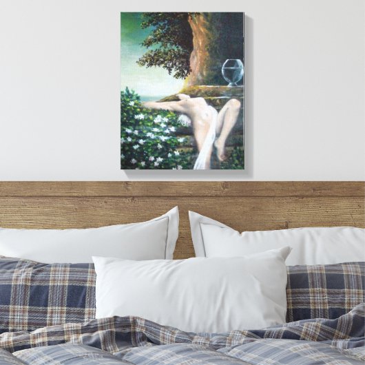 GEA, MYRTLE UND WASSER LEINWANDDRUCK (Insitu (Schlafzimmer))