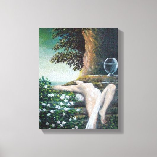 GEA, MYRTLE UND WASSER LEINWANDDRUCK (Vorderseite)