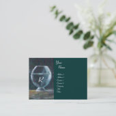 GEA, MYRTLE UND WASSER, Monogramm Visitenkarte (Stehend Vorderseite)