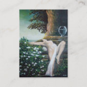 GEA, MYRTLE UND WASSER, Pergament Visitenkarte (Rückseite)