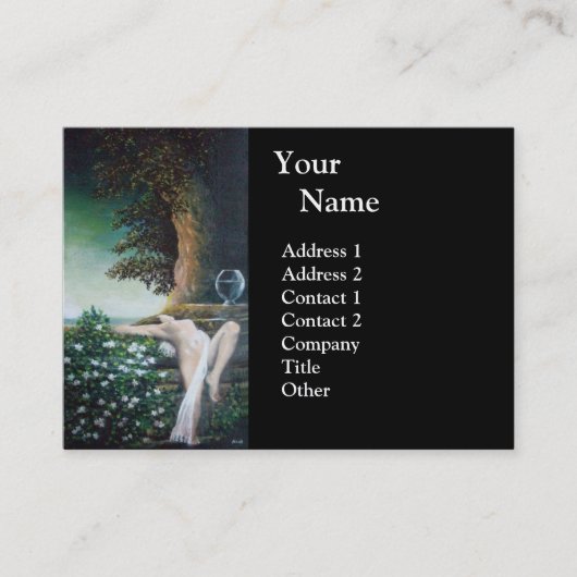 GEA, MYRTLE UND WASSER VISITENKARTE (Vorderseite)