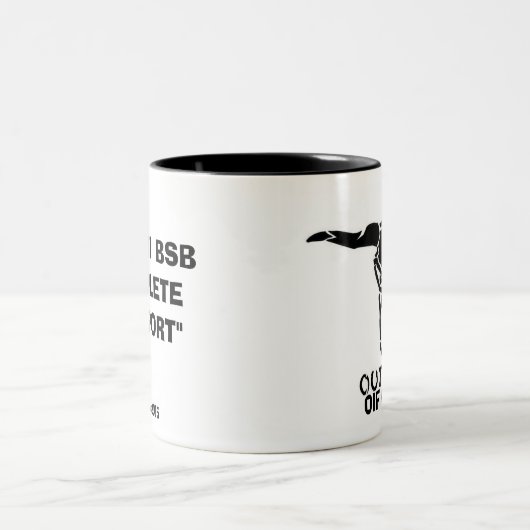 GEÄCHTET-TASSE OIF ZWEIFARBIGE TASSE (Mittel)