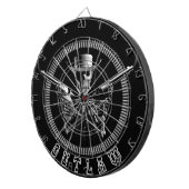 Geächtete Skeleton Dartboards Dartscheibe (Vorderseite rechts)