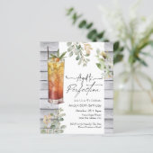 Gealtert bis Perfection Floral 80. Geburtstag Einl (Stehend Vorderseite)