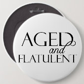 Gealtert und blähend button (Vorne & Hinten)