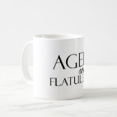 Gealtert und blähend kaffeetasse (Vorderseite Links)