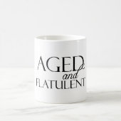 Gealtert und blähend kaffeetasse (Mittel)