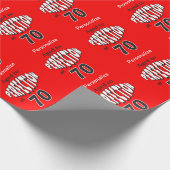 Gealtert zur Perfektion bei 70 Geschenkpapier (Ecke)