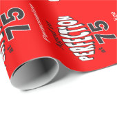 Gealtert zur Perfektion bei 75 Geschenkpapier (Rolleneckpunkt)