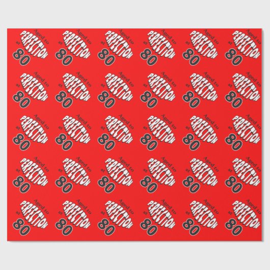 Gealtert zur Perfektion bei 80% pipe% 80. Geschenkpapier (Flach)