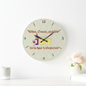 Gealtert zur Perfektion Große Wanduhr (Zuhause)